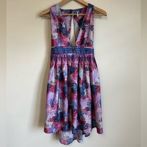 Free People XS Daydreamin Floral Purple Haze Dress!